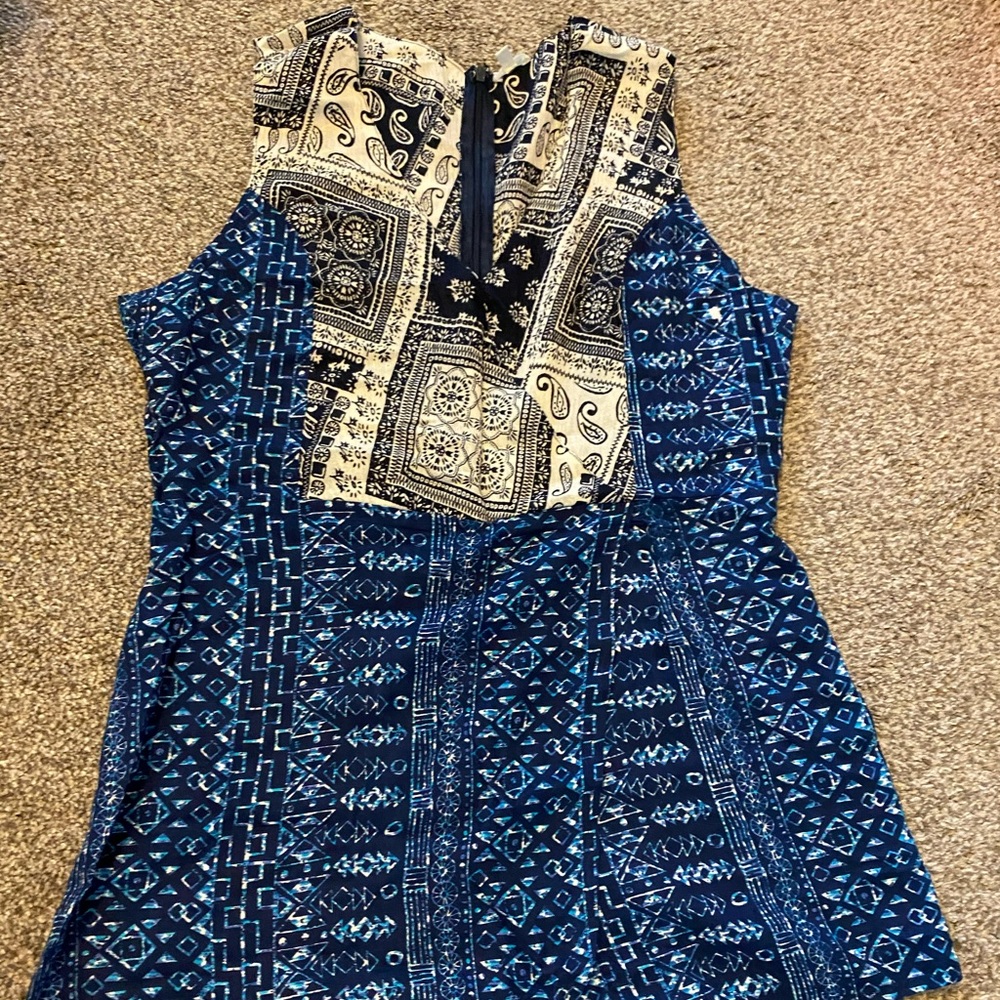 Blue romper